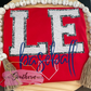 Faux Chenille Baseball School Spirit Shirts