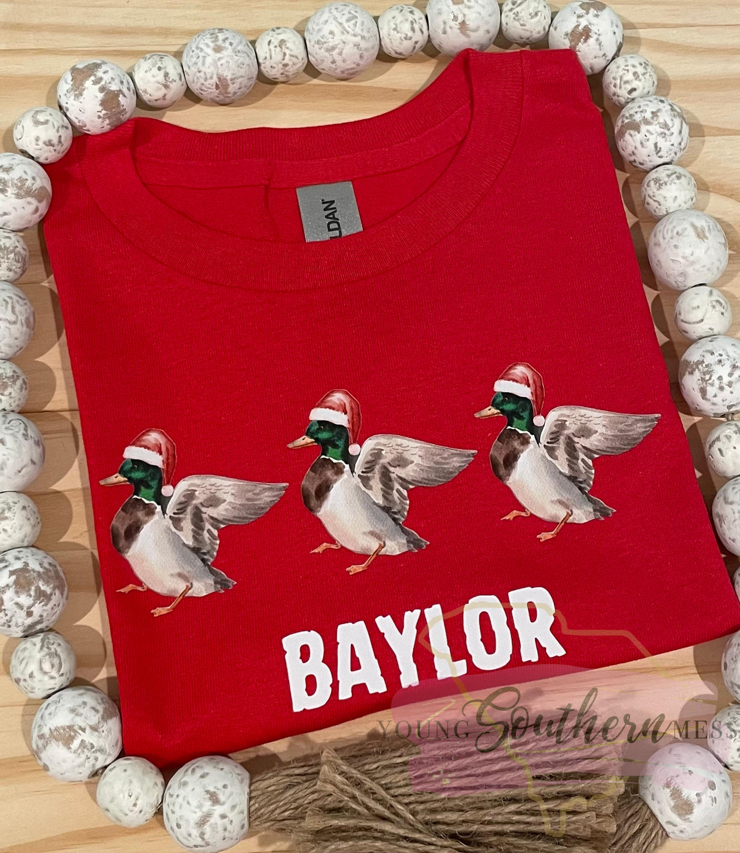 Christmas Duck Trio Personalized Boy’s T Shirt