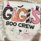 Custom Halloween Letters Boo Crew Shirt