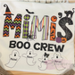 Custom Halloween Letters Boo Crew Shirt