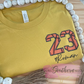 Custom Basketball Jersey Number Faux Sequin Shirt