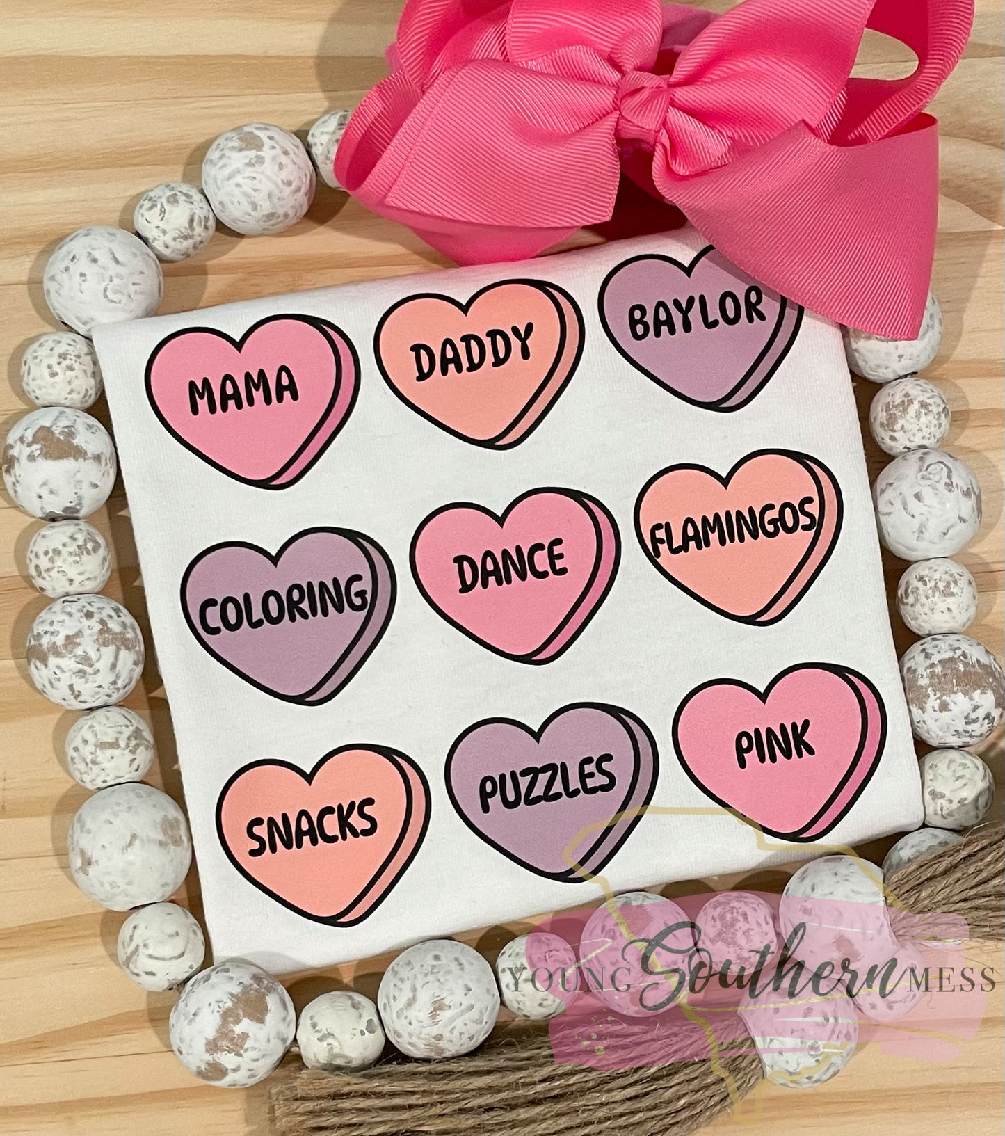 Conversation Hearts Favorite Things Valentine Shirt