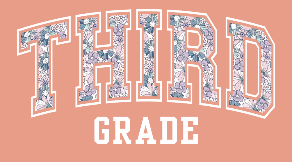 Floral Teacher Grade Level T-Shirts