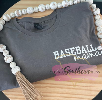 Baseball Mama Mimi Gigi Personalized Shirt