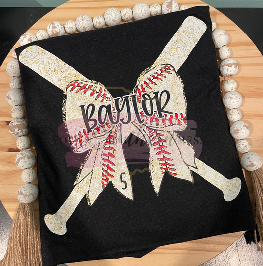 Baseball Softball Bats Personalized Shirt