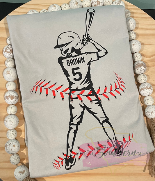 Personalized Baseball Boy T-Shirt