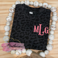 Puff Monogram Black Leopard Shirt