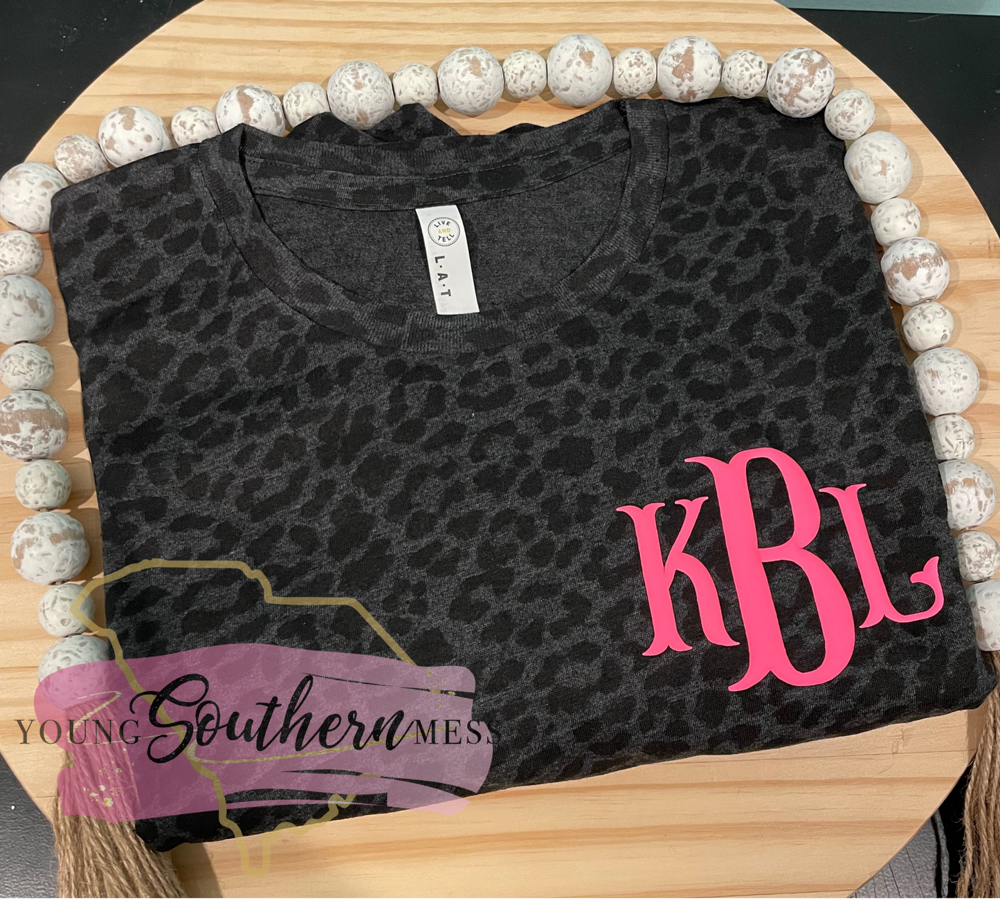 Puff Monogram Black Leopard Shirt