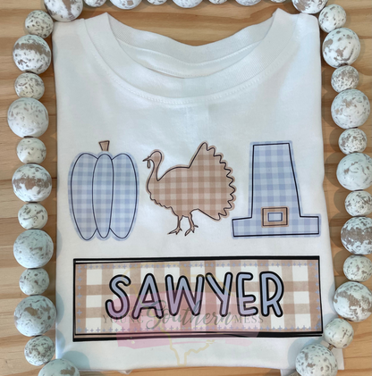Kids Thanksgiving Trio Shirt