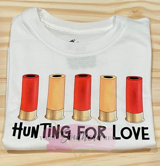 Hunting for Love Boy’s Valentine's T-Shirt