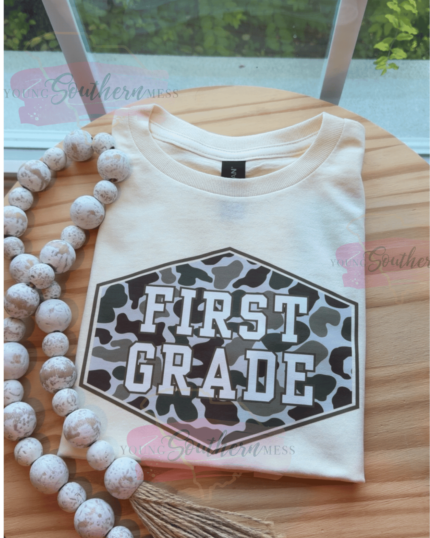 First Day Grade Level Camo School T-Shirt
