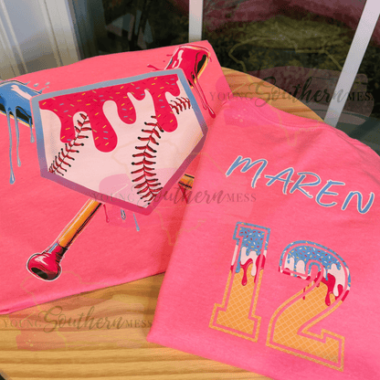 Baseball Drip T-Shirt