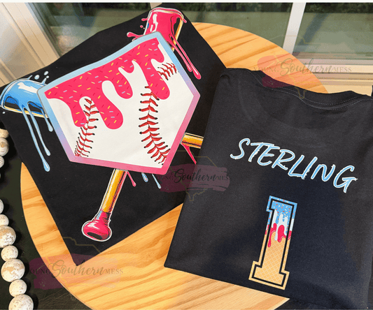 Baseball Drip T-Shirt