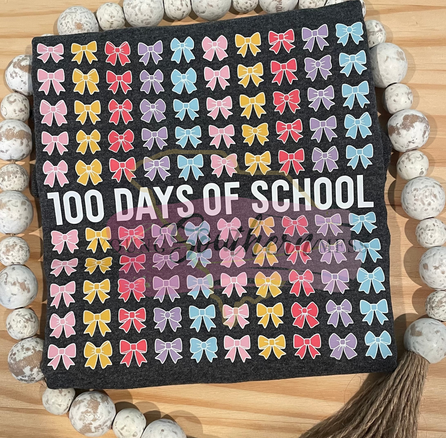 100 Days of School 100 Bows Shirt
