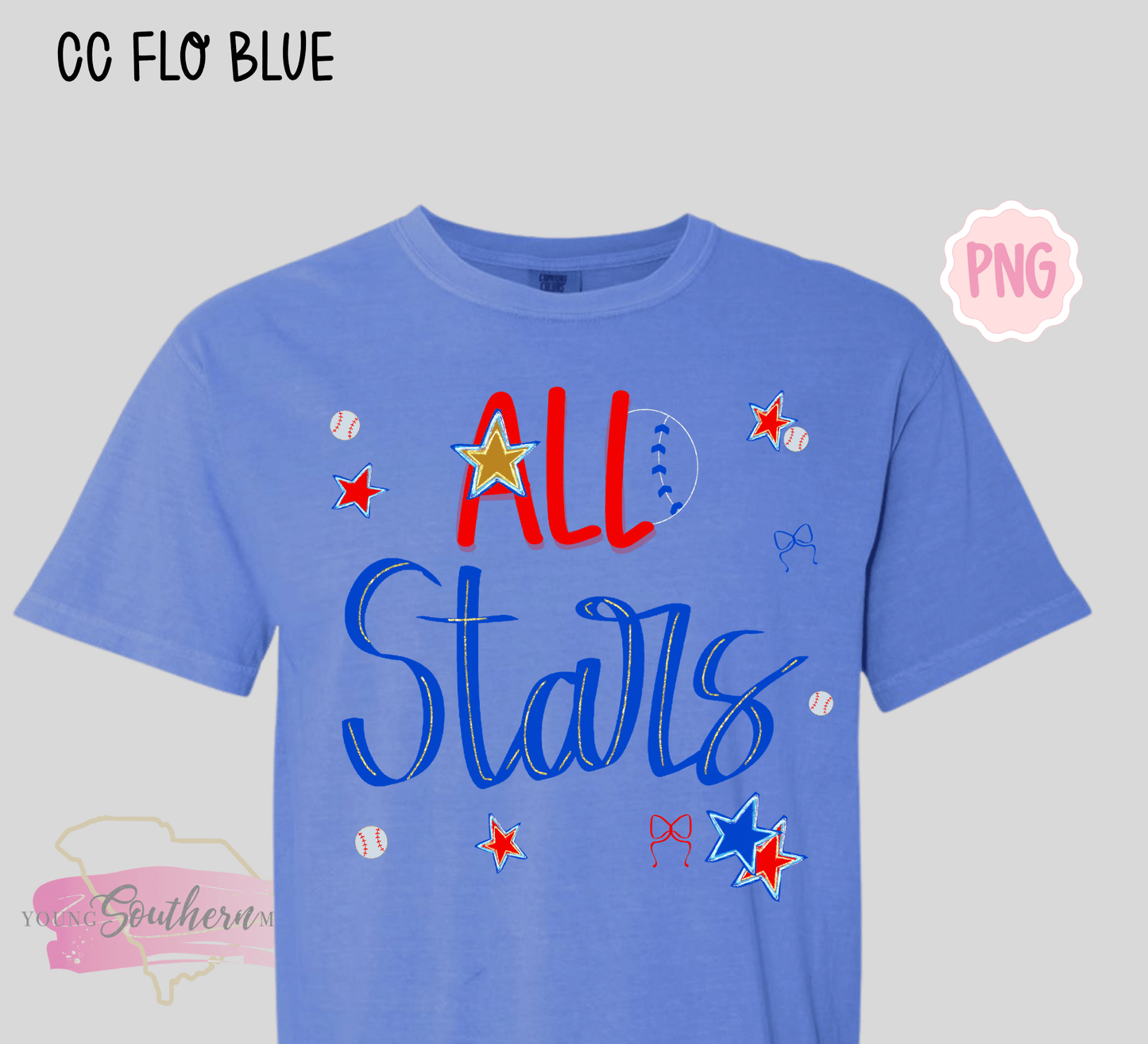Red and Blue All-Star T-Shirt
