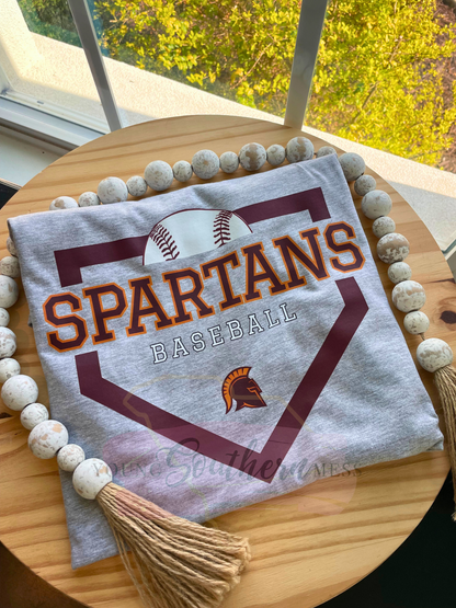 Spartans Baseball Home Plate