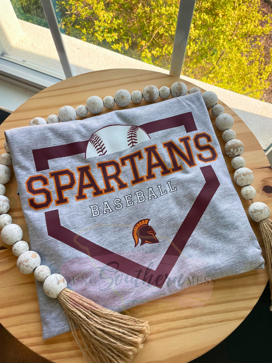 Spartans Baseball Home Plate