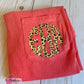 Leopard Print Monogram Pocket Comfort Colors Shirt