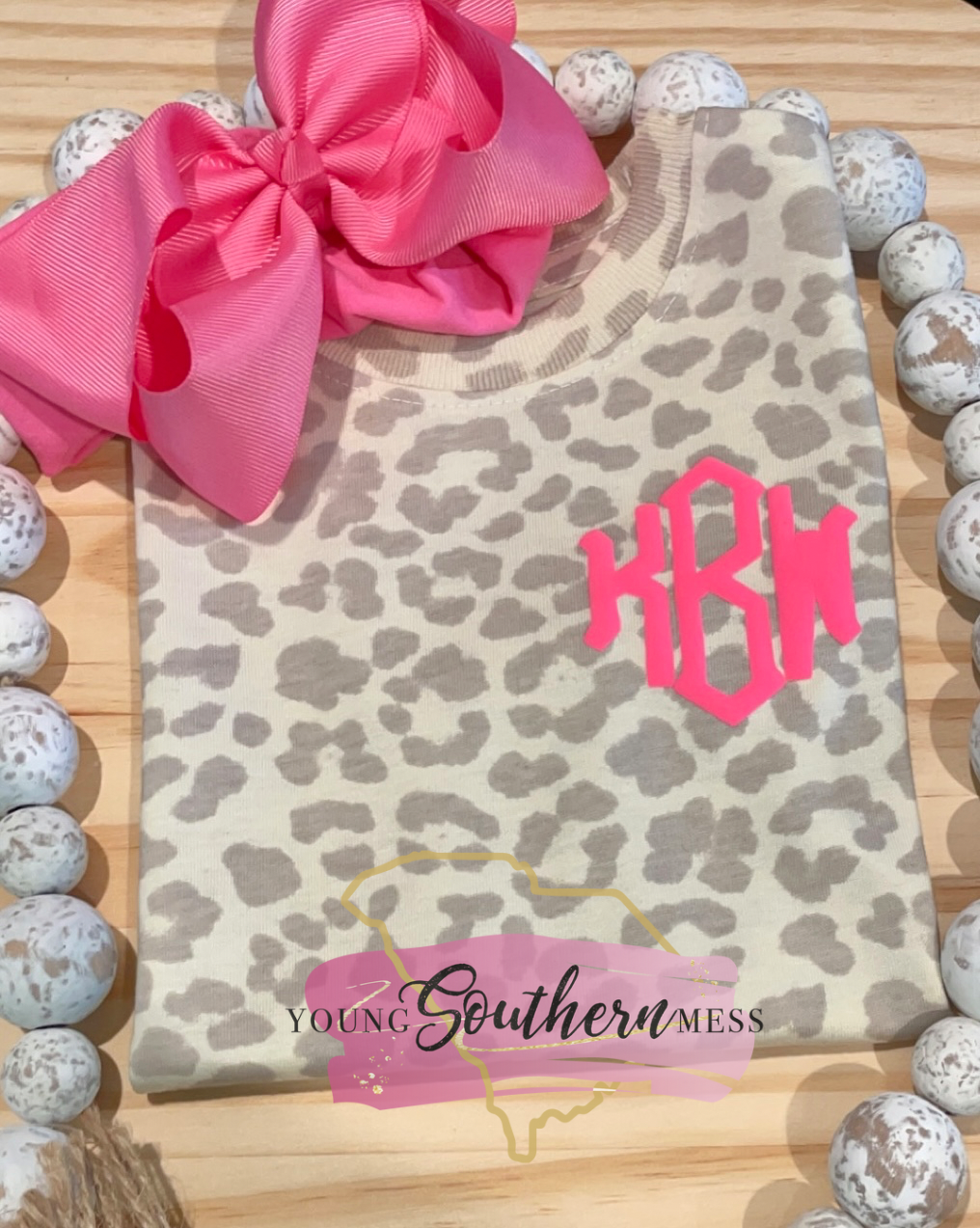 Puff Monogram Natural Leopard Shirt