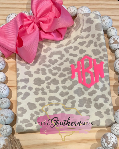 Puff Monogram Natural Leopard Shirt