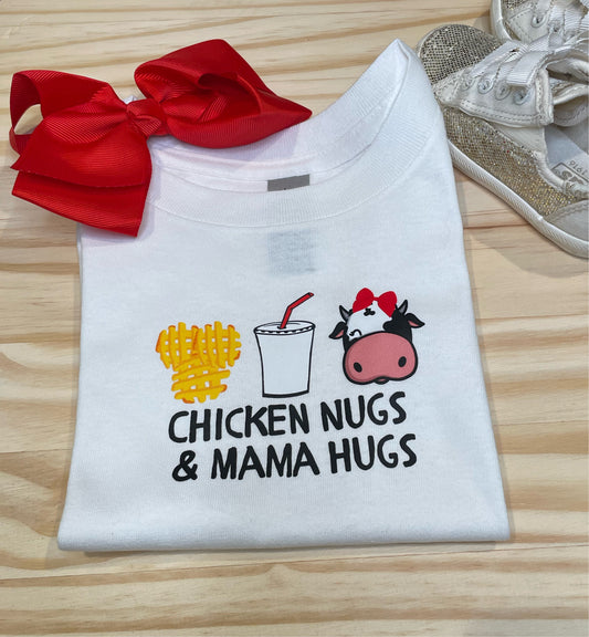 Chicken Nugs Mama Hugs Children’s Shirt