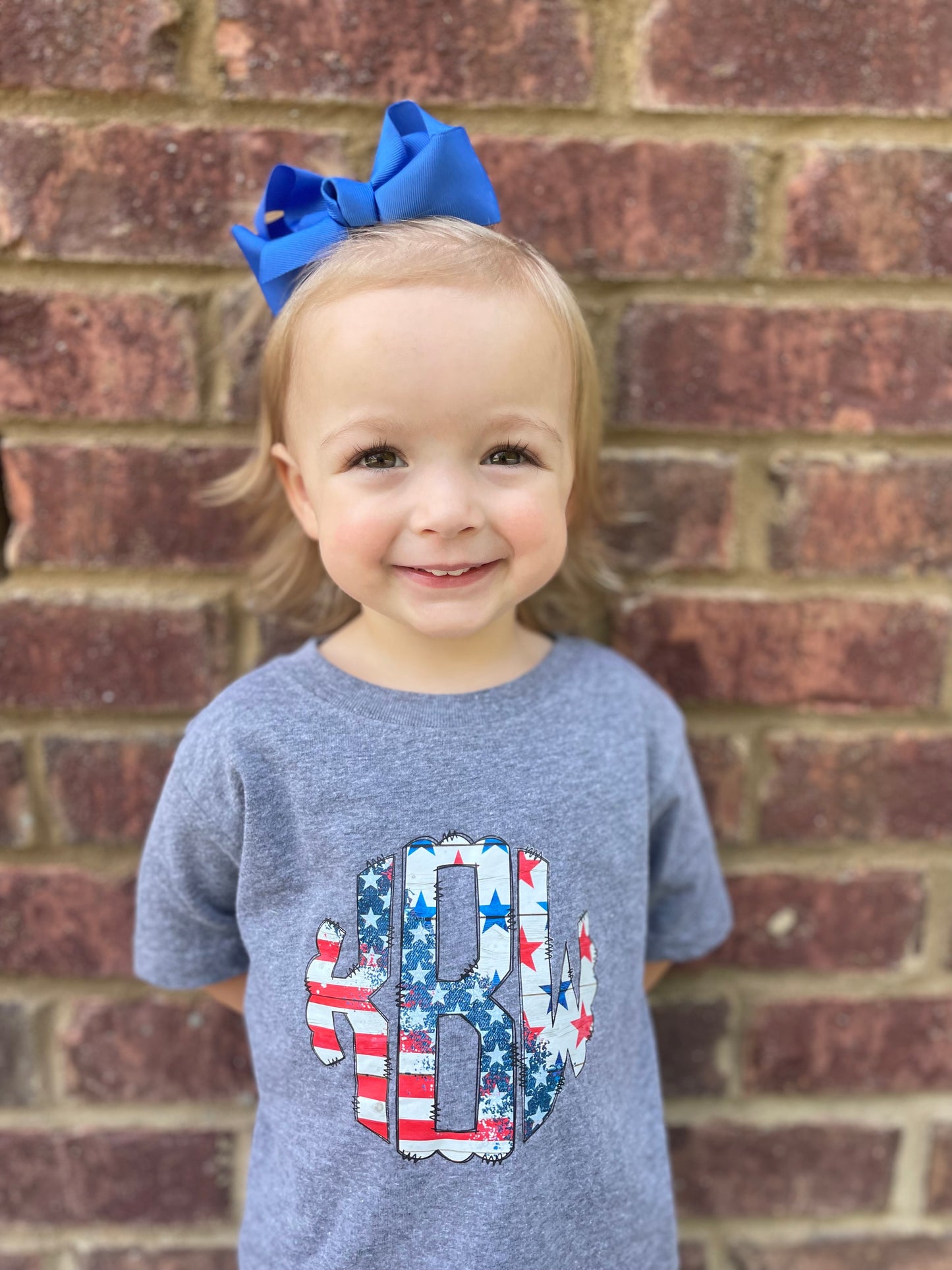 Patriotic Monogram T Shirt