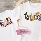 Custom Halloween Letters Children's Name Shirt