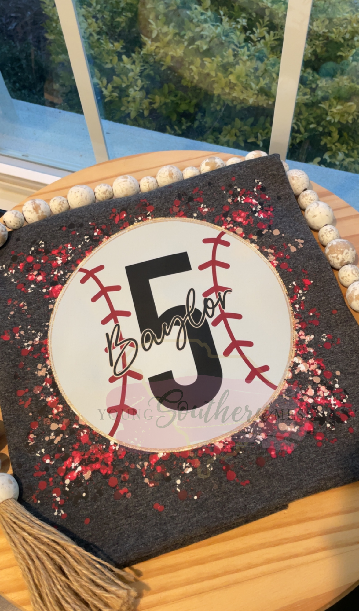 Paint Splatter Baseball Shirt