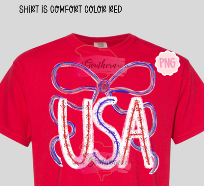 USA Bow Sparkler PNG