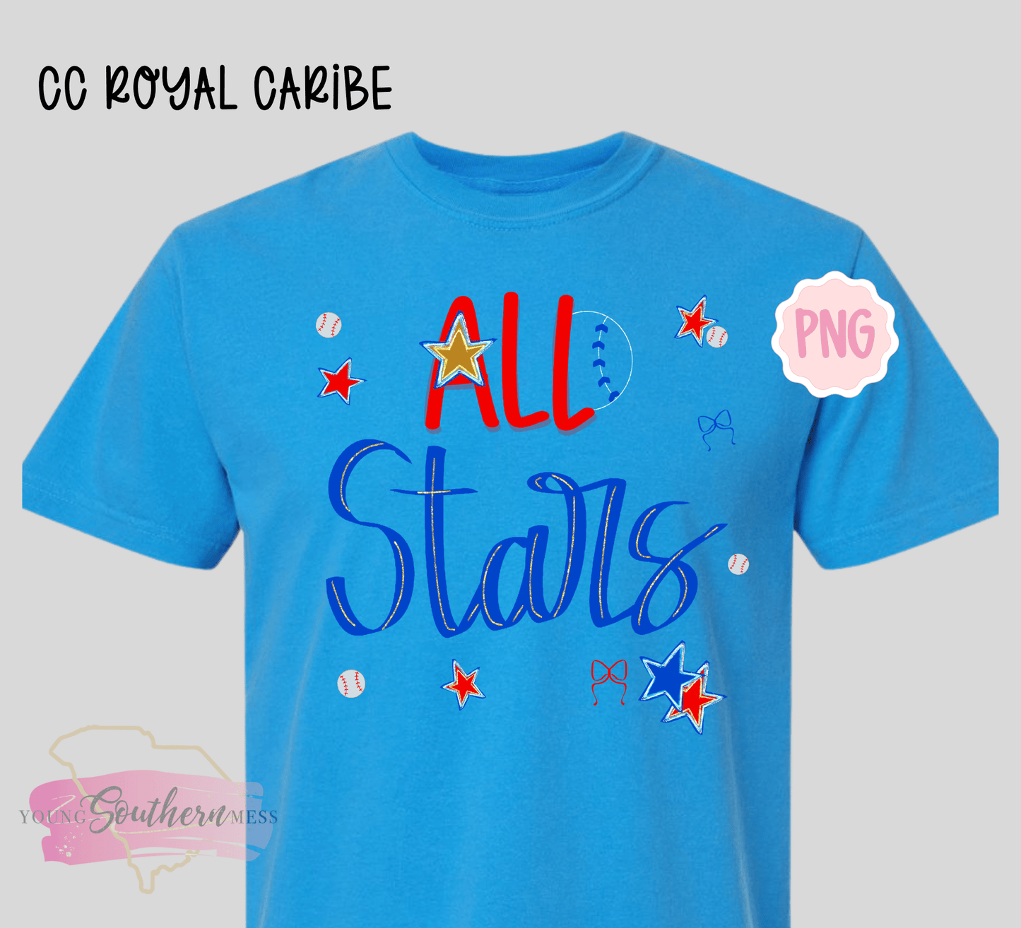 Red and Blue All-Star T-Shirt