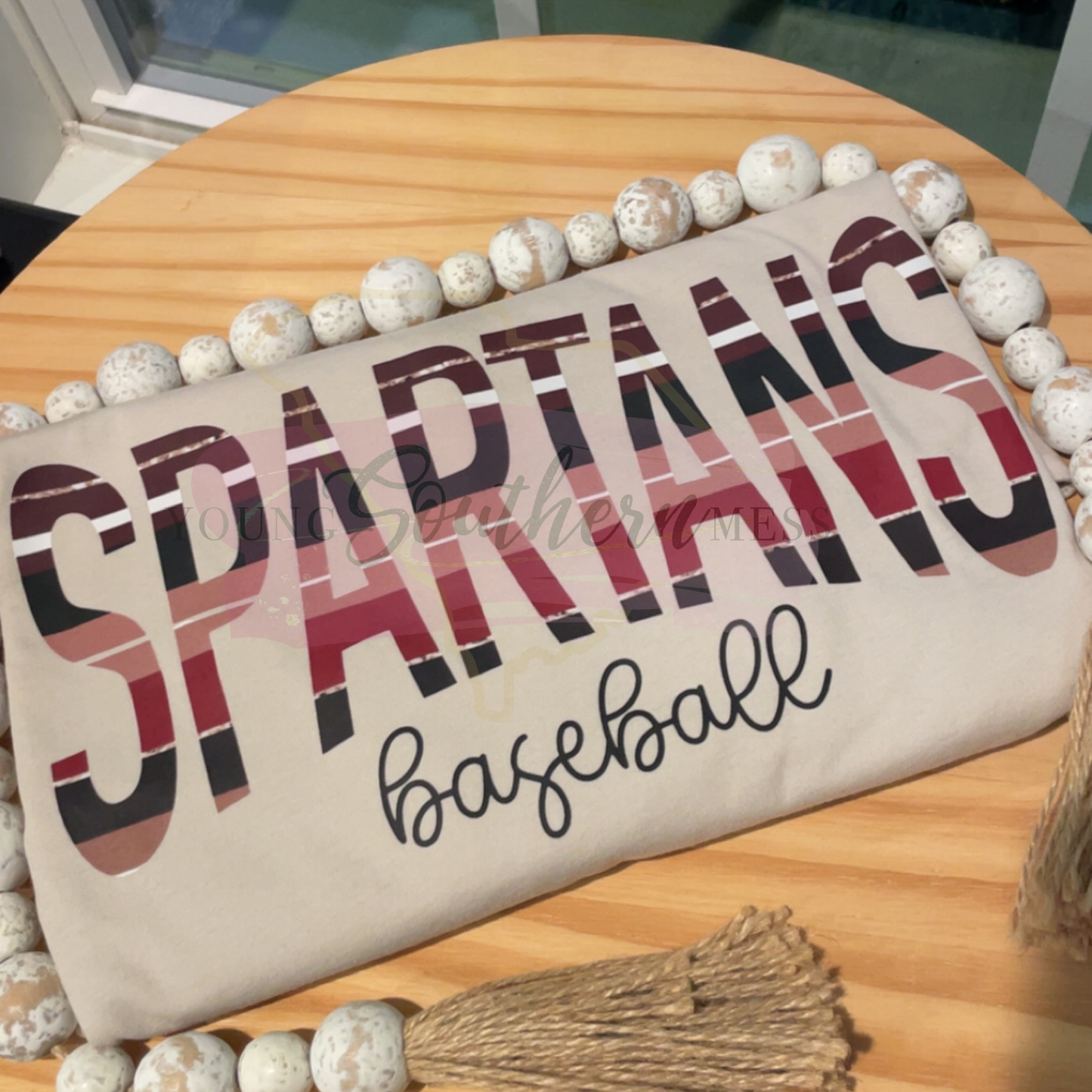 Spartans Striped T-Shirt