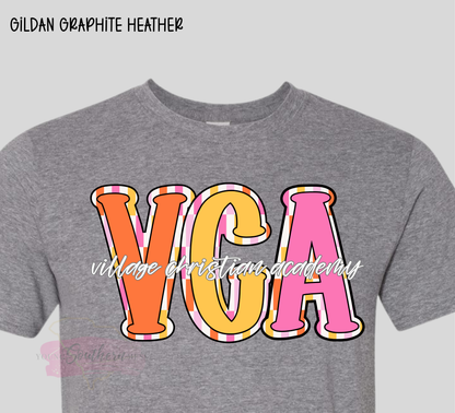 VCA Orange Yellow Pink T-Shirt