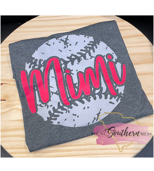 Baseball MiMi T-Shirt