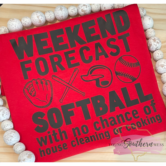 Softball Baseball Weekend Shirt