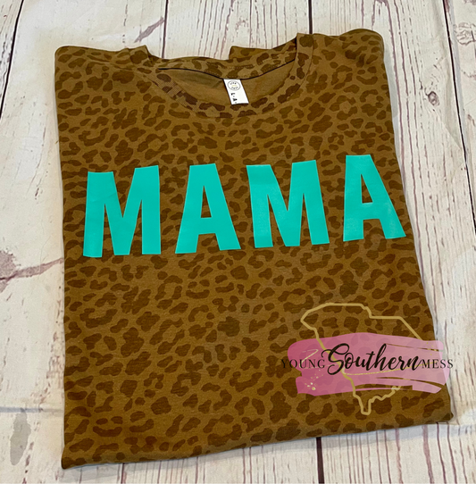 Leopard MAMA Shirt