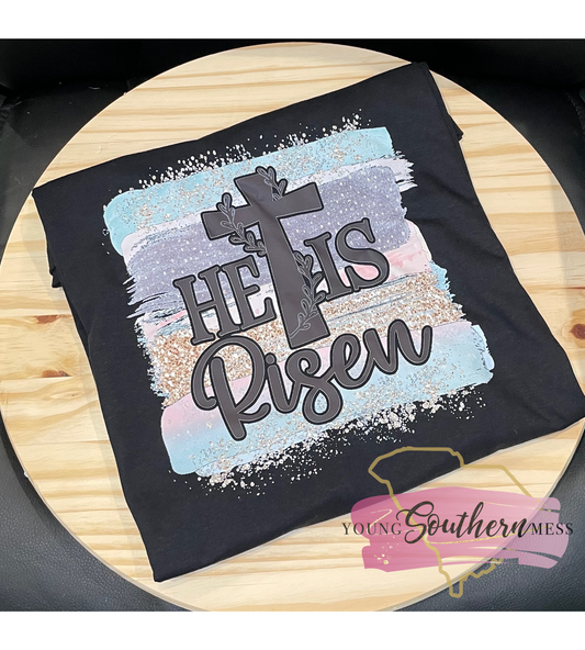 He is Risen Brushstroke Easter Shirt