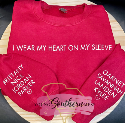 Heart on my Sleeve Sweatshirt