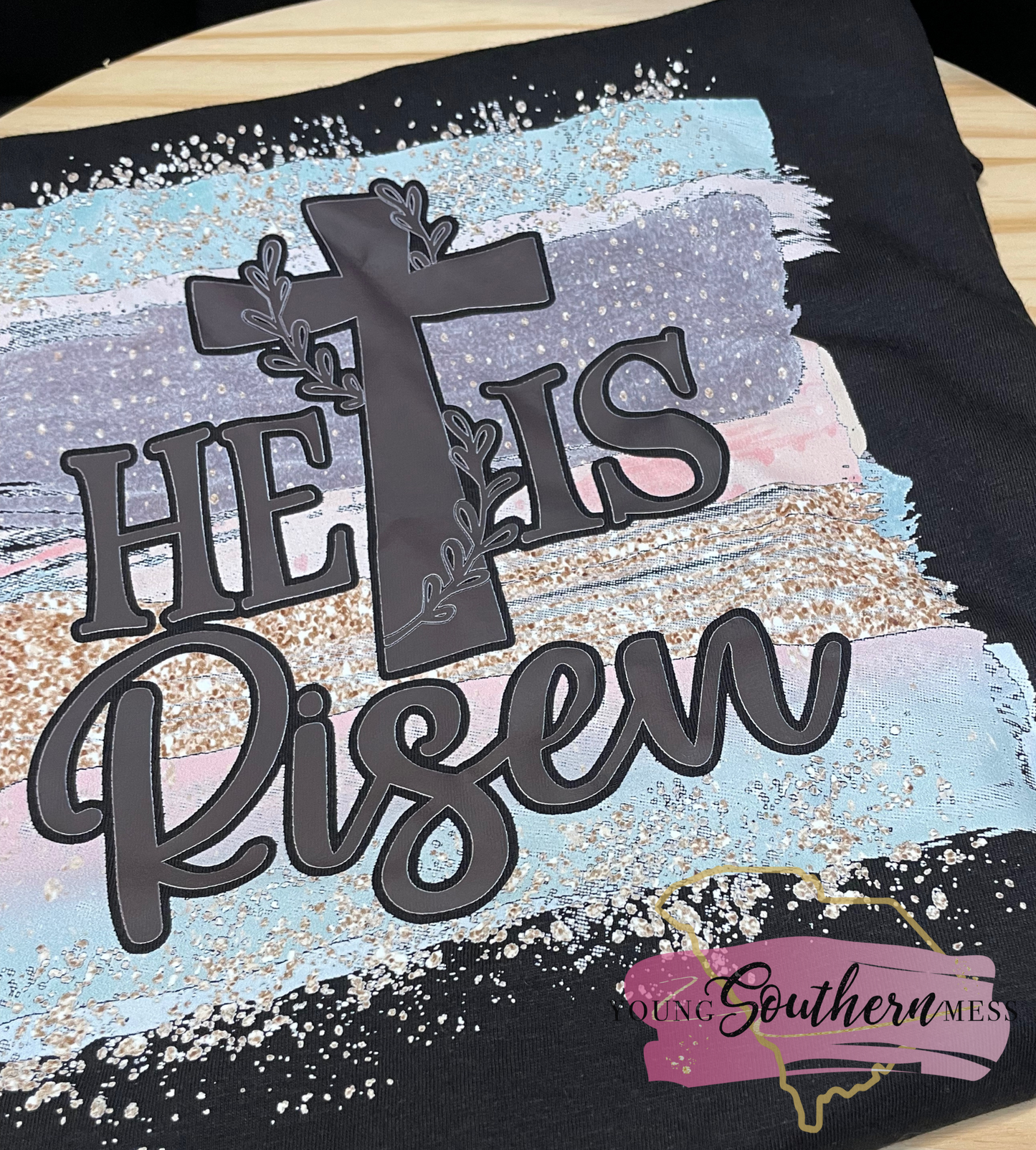 He is Risen Brushstroke Easter Shirt