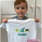 Personalized Name Shark Crab Shirt for Boys