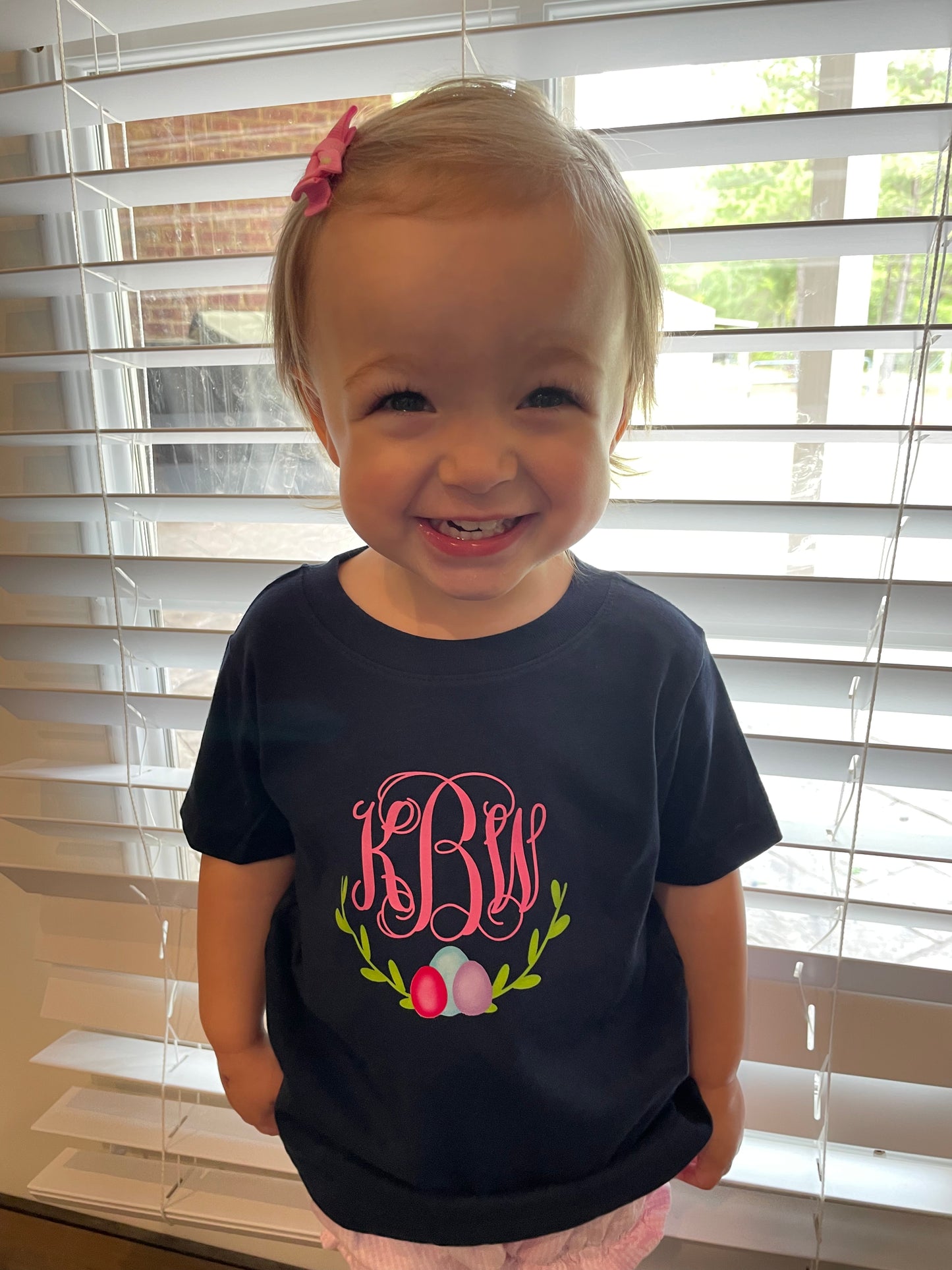 Personalized Monogram Easter T Shirt for Children