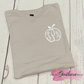 Monogram Apple Teacher Shirt